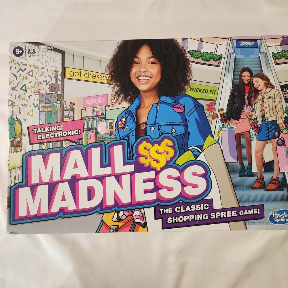 Hasbro‎ Mall Madness Board Game 2020. Complete. EUC